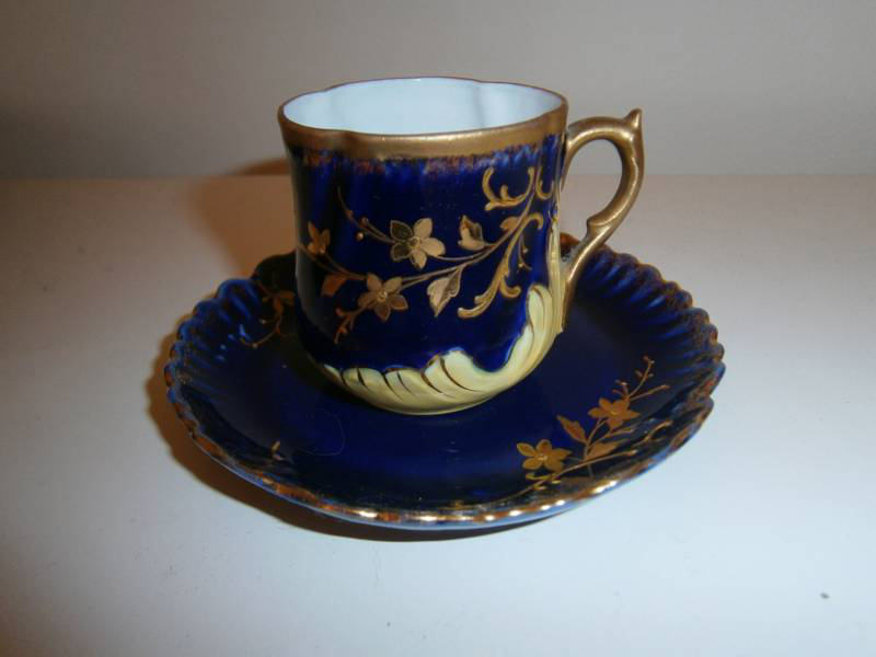 антикварная кофейная чашка Tettau
